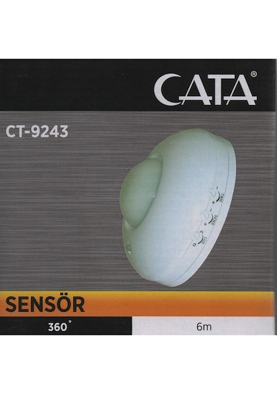 Cata CT-9243 360 Derece 6 Metre Hareket Algılayıcı Sensör