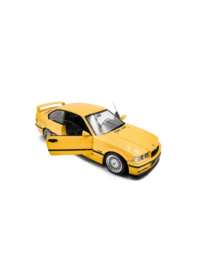 1:18 Ölçek Solido 1991 Bmw M3 E36 Coupe Solıdo Works Dakar Yellow Diecast Metal Minyatür Model Araba 25cm