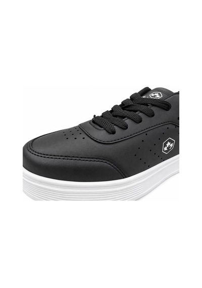 Papucumun Dünyası Crosberg Hafif Bağcıklı Rahat Casual Mevsimlik Sneaker siyah