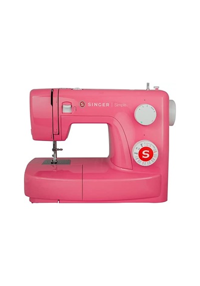 230128140 Serbest Kol Dikiş Makinesi Simple 3223 Kırmızı, Plastik, 45 X 22 X 35 Cm, Pembe