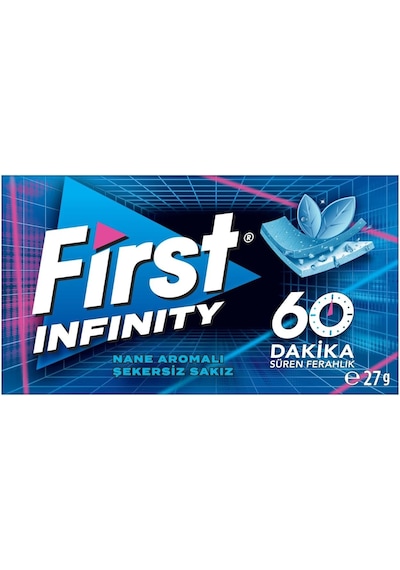 First Infinity 60 Dk Nane Aromalı Şekersiz Sakız 27 Gr