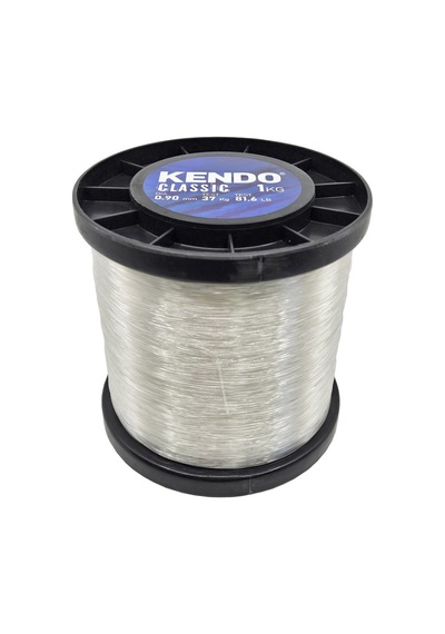 Kendo Classic White 1 Kg Bobin Misina 0.40mm