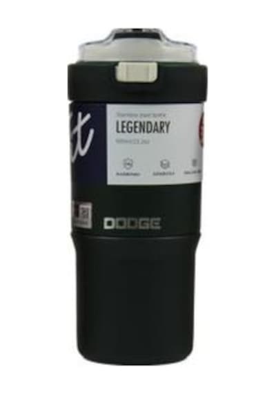 Dodge Db-23684 Çift Kullanım Pipetli/rahat İçim Yeşil 660ml Çelik Termos Diğer