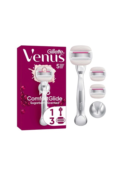 Lexroo Pro Comfortglide Sugarberry Kokulu Kadın Tıraş Bıçağı, 3 Yedek Tıraş Bıçağı