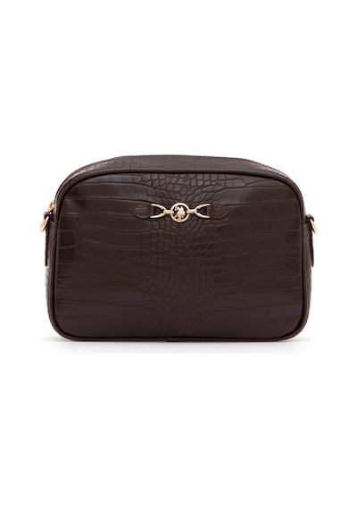 U.S. Polo Assn. Kadın Kahverengi Kroko Çapraz Çanta 50317817-VR029