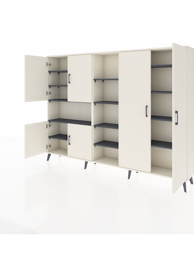Arges Dolap 13 Raflı 6 Kapaklı 220x30x163 Aytaşı-aytaşı/antrasit Aytaşı-aytaşı/antrasit Arges Dolap 13 Raflı 6 Kapaklı 220x30x163 Aytaşı-aytaşı/antrasit Aytaşı-aytaşı/antrasit