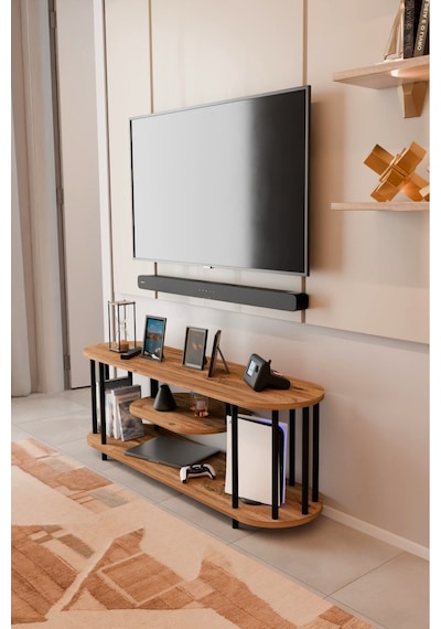 Modern Tv Ünitesi Ahşap Raflı 2 Katlı Televizyon Sehpası Minimalist,dayanıklı, Fonksiyonel Tv Standı Atlantik Çam Modern Tv Ünitesi Ahşap Raflı 2 Katlı Televizyon Sehpası Minimalist,dayanıklı, Fonksiyonel Tv Standı Atlantik Çam