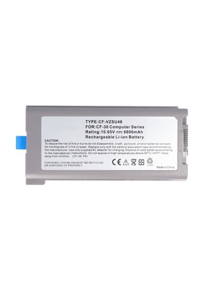 Panasonic Toughbook Cf 30 Pil Vzsu46 10.65 Volt Için Uygun 6600Ma