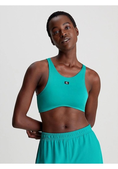 Calvin Klein Crop Top, D09 Kadın Yeşil Bralet