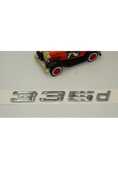 Bmw 335D Bagaj Krom Metal 3M 3D Yazı Logo (528112324)