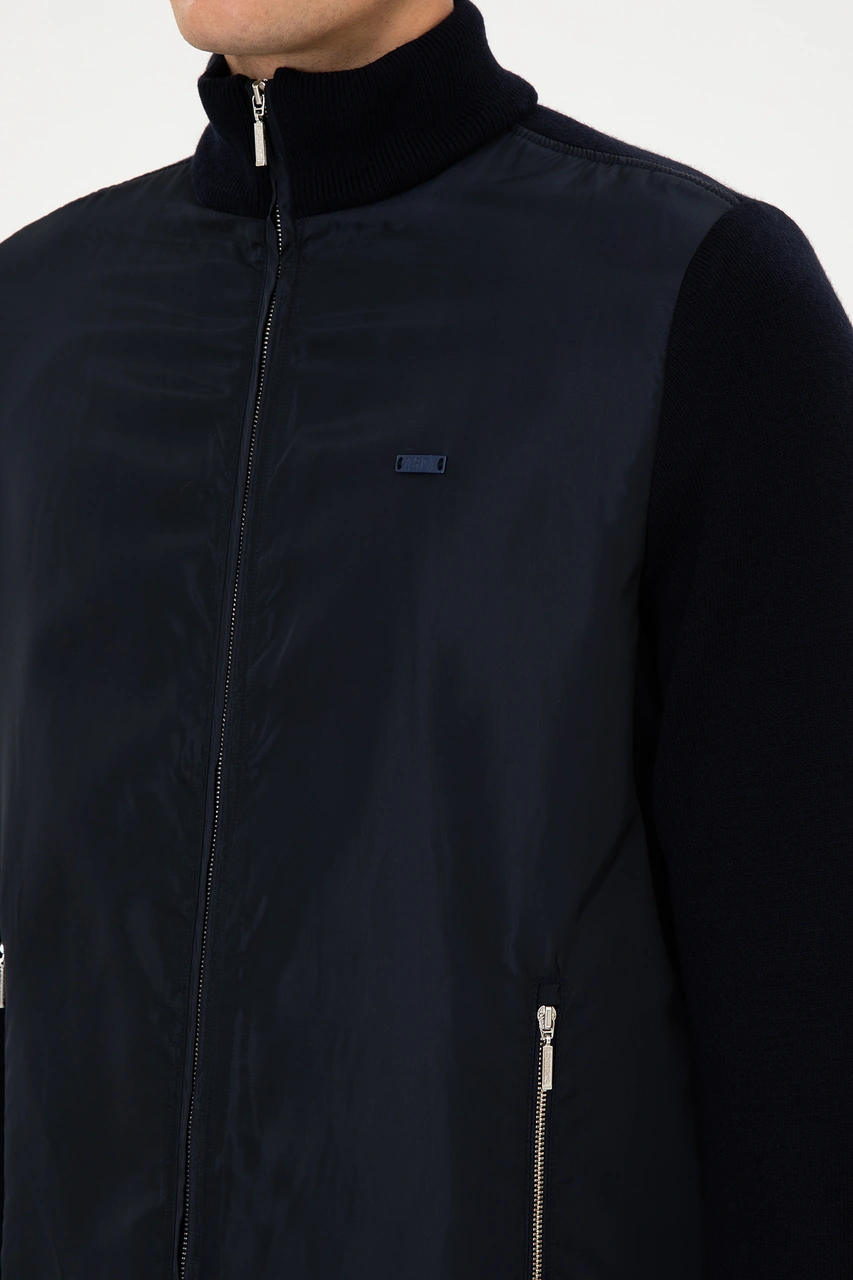 U.s. Polo Assn. Erkek Lacivert Hırka Triko 50308351-vr033 Lacivert