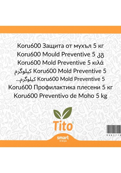 Koru600 Küf Önleyici Koruyucu Toz Karışım Gıda Tipi 5 Kg