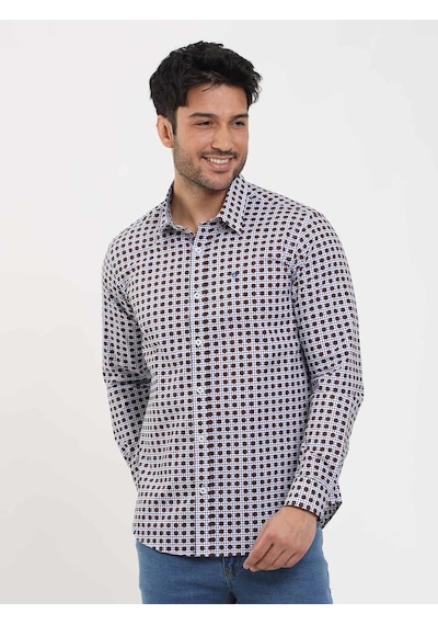 Dufy Kahverengi Erkek Slim Fit Puantiyeli Brent Düğmeli Yaka Uzun Kol Gömlek - 104359-kahverengi Kahverengi Dufy Kahverengi Erkek Slim Fit Puantiyeli Brent Düğmeli Yaka Uzun Kol Gömlek - 104359-kahverengi Kahverengi