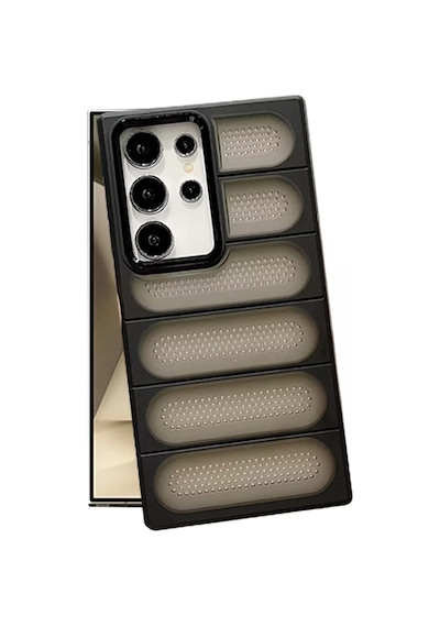 Newface Samsung Galaxy S24 Ultra Kılıf Airmax Silikon Kapak - Siyah
