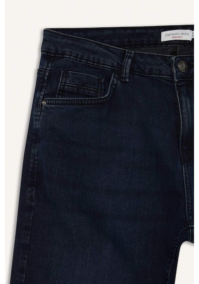 Defacto Sergio Regular Fit Normal Bel Boru Paça Jean Pantolon W7086az25aunm83 İndigo