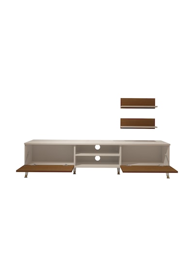 Decoraktiv Eko 4 Mdf Dvd Gold Tv Ünitesi Tv Sehpası Beyaz - Ceviz