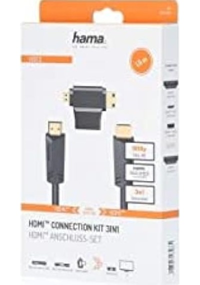 Hs Hdmı Ethernet, 4k, 1.5m+ A-minic+a-microd Adptr