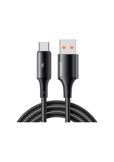 Essager 2 Metre 6a 120w Mega Hızlı Usb To Type C Şarj Data Kablosu, Akım,ısı Korumalı, Güçlü Kablo