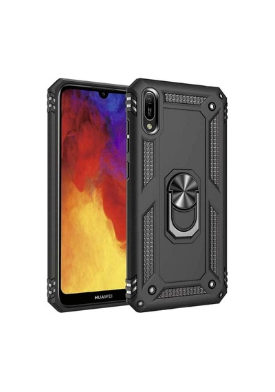 Huawei Y6 2019 Yüzüklü Standli Vega Kilif Ekran Koruyucu 510330808