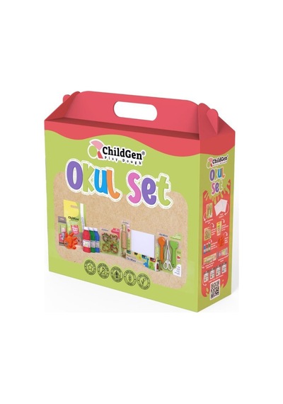 Childgen Okul Seti Çok Renkli