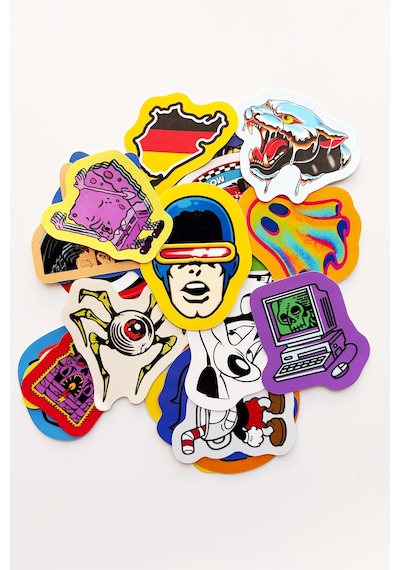 The Dump Iv Eğlenceli Sticker Koleksiyonu 30 Parça Laptop Telefon Termos Etiket Seti