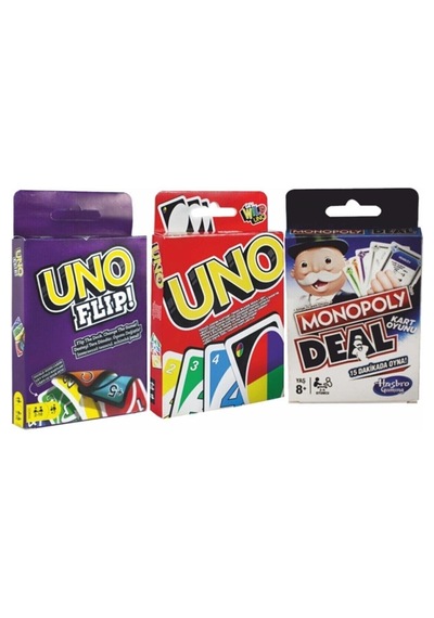 uno klasik uno flip monopoly deal 3 lü set