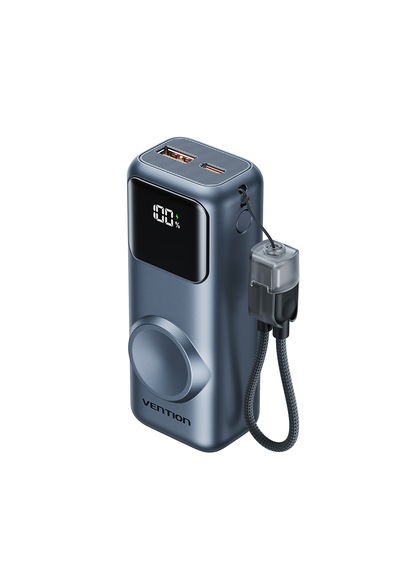 Vention Mini 10000mah 22,5w Power Bank Usb-c + Usb-a Dahili Usb-c Askı Kablolu, Kablosuz Saat Şarjlı Ve Led Ekranlı- Fkp 22.5w Vention Mini 10000mah 22,5w Power Bank Usb-c + Usb-a Dahili Usb-c Askı Kablolu, Kablosuz Saat Şarjlı Ve Led Ekranlı- Fkp 22.5w