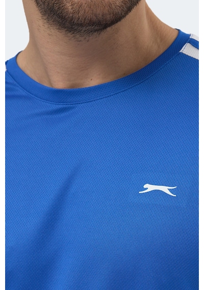 Slazenger Rewınd Erkek Saks Mavi Tişört Saks Mavi