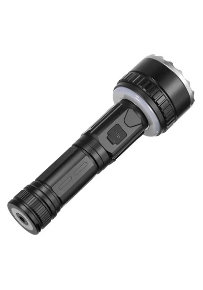 50w 5000 Lümen Şarjlı Alüminyum El Feneri Tripod Ayaklı Kamp Aydınlatması 3 Renk Siyah