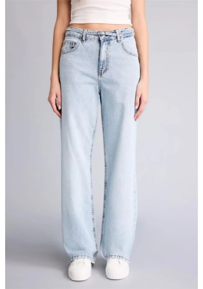 Defacto Straıght Wıde Yüksek Bel Düz Paça Jean Pantolon F9582ax26spnm39 Mavi-nm39 Defacto Straıght Wıde Yüksek Bel Düz Paça Jean Pantolon F9582ax26spnm39 Mavi-nm39