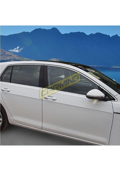Vw Golf 7 - 7.5 Krom Cam Çerçevesi Set 2013-2020 10 Parça