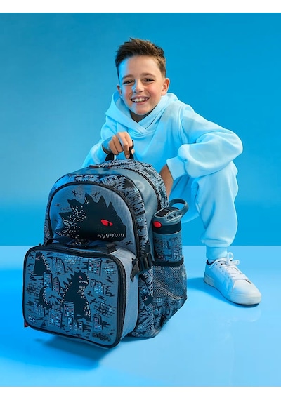 Smiggle Bright Eyes Klasik Sırt Çantası Gri 457587 Çok  Renkli
