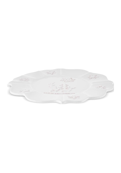 Karaca New Year Yılbaşı Snowy Servis Tabağı 29 Cm Beyaz