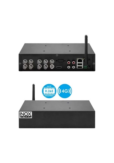 Inox 3408 8 Kanal Mobil Dvr Araç Kayıt Cihazı - 4g Modül Destekli