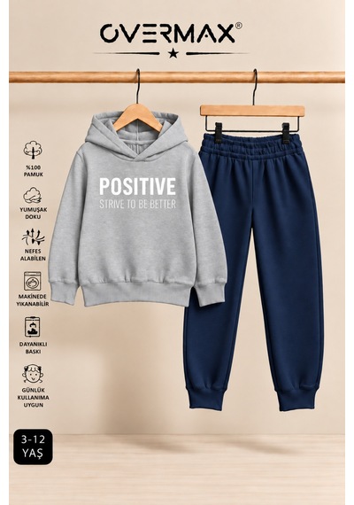 Overmax Positive Baskılı Çocuk Kapüşonlu Eşofman Takımı 3-12 Yaş Gri Üst-lacivert Alt - 921413254 Gri Üst-lacivert Alt Overmax Positive Baskılı Çocuk Kapüşonlu Eşofman Takımı 3-12 Yaş Gri Üst-lacivert Alt - 921413254 Gri Üst-lacivert Alt
