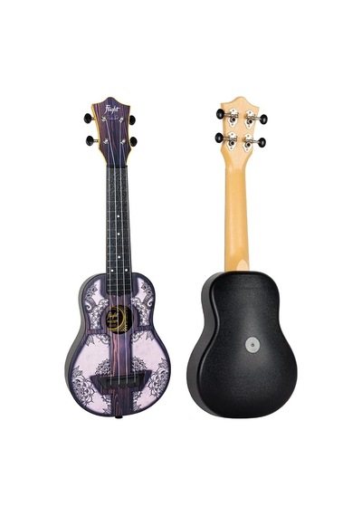 Flight Tus40 Mandala Wood Soprano Travel Ukulele