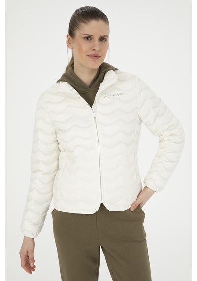 U.s. Polo Assn. Kadın Ekru Mont 50280835-vr019 Beyaz