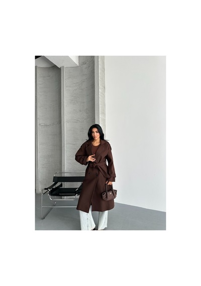 Meecy Laura Kuşaklı Yeni Sezon Astarlı Premium Kalite Rahat Kalıp Kadın Kaşe Kaban Mont Kahverengi Kahverengi Meecy Laura Kuşaklı Yeni Sezon Astarlı Premium Kalite Rahat Kalıp Kadın Kaşe Kaban Mont Kahverengi Kahverengi