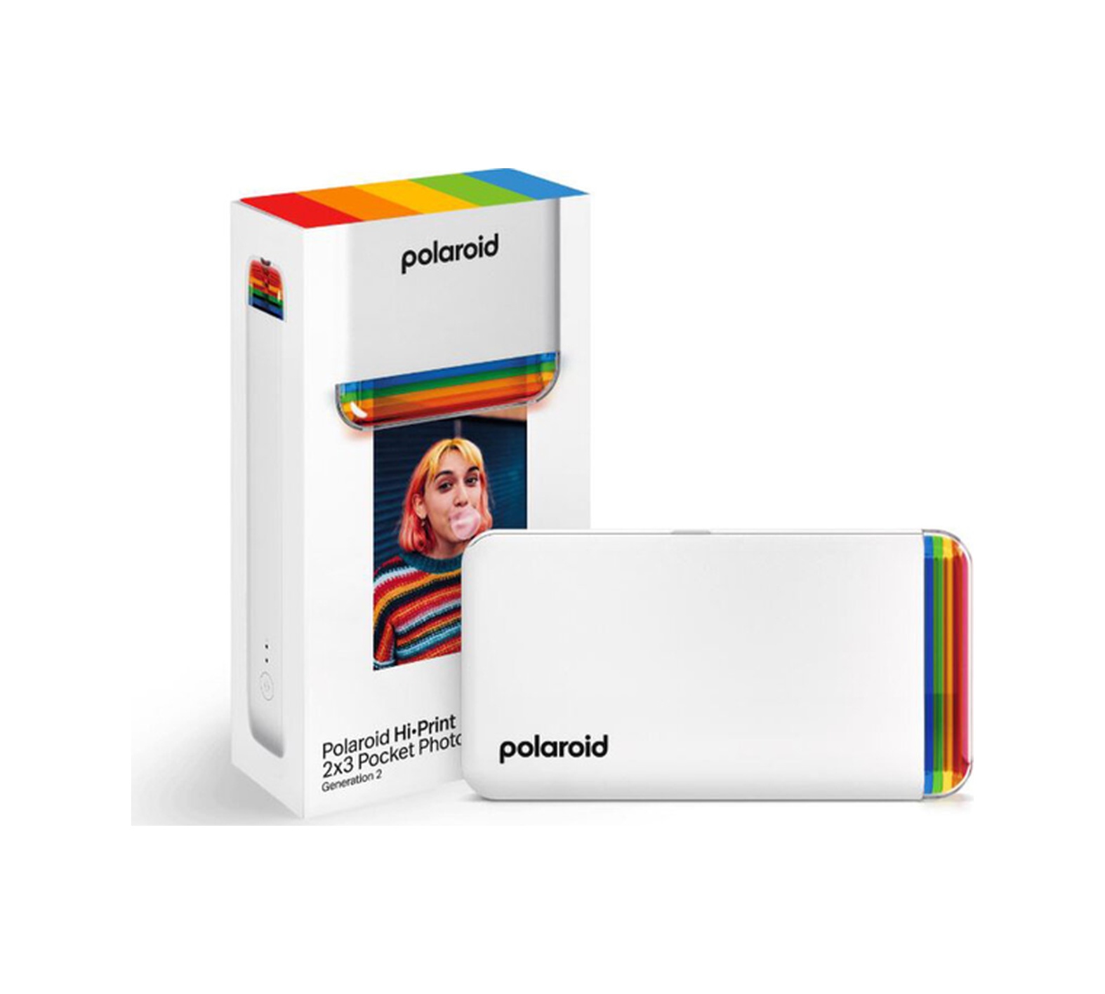 Polaroid Hiprint Gen 2 2x3 Pocket Printer White