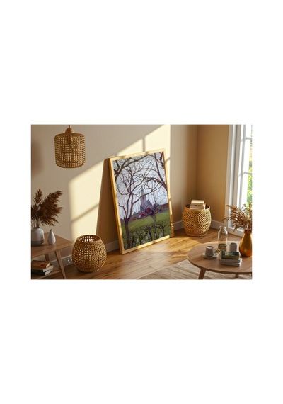Mondrian Winterswijk'teki St. Jacob Kilisesi Çerçevesiz Poster 30x42 Cm A3 Tablo Modern Sanat