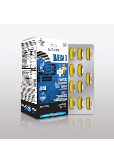 Zade Vital Omega3 Genel Destek 45 Kapsul