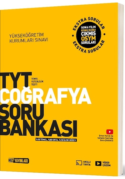 Hız 2025 Tyt Coğrafya Soru Bankası