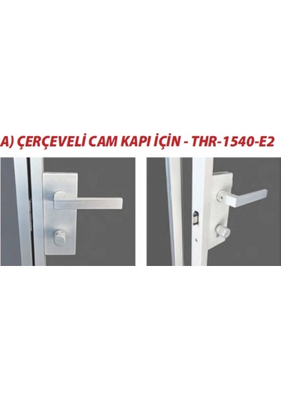 THOOR VEDGE ÇERÇEVELİ CAM KAPI KİLİDİ