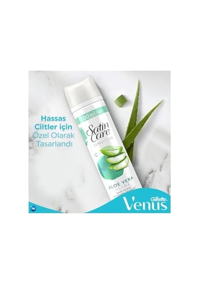 Gillette Venus Satin Care Tıraş Jeli Hassas 200 Ml 1 Paket 1 X 0.27942 G