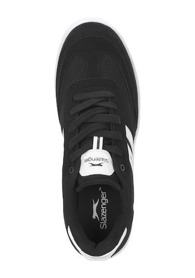 Slazenger Agaın I Erkek Siyah / Beyaz Günlük Spor Ayakkabısı Siyah - Beyaz
