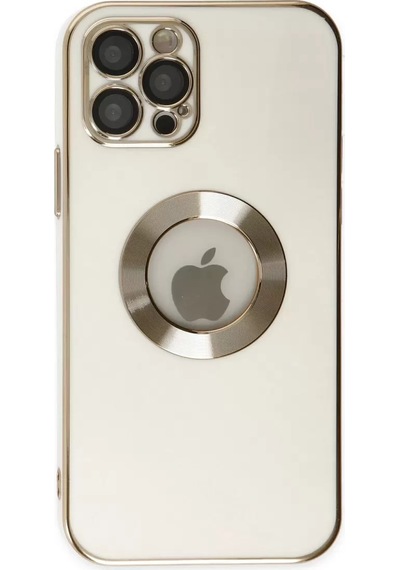 Newface Apple İphone 12 Pro Kılıf Store Silikon - Beyaz