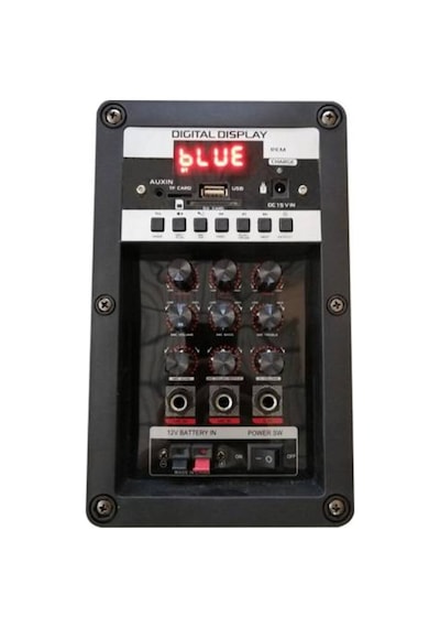 2 Adet Kablosuz Mikrofonlu Bluetooth Hoparlör Led Işıklı Fm Radyo Sd Kart Usb Girişli Speaker