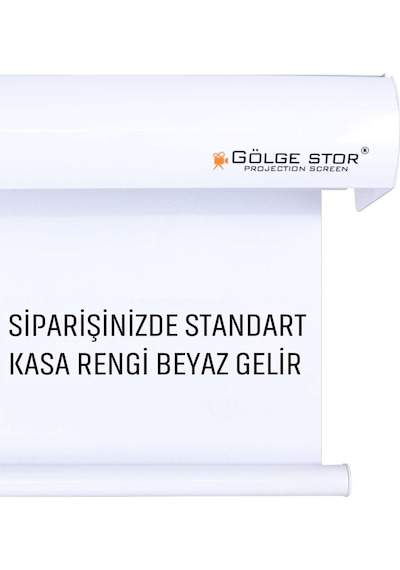Gölge Stor En180cm Boy170cm Projeksiyon Perdesi Motorlu Hd 4k 8k