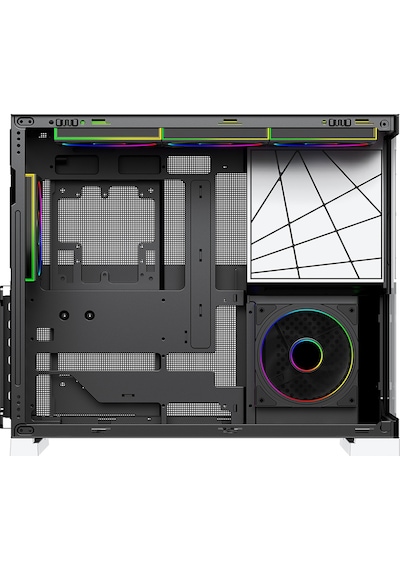 Dragos Prizma 5x Argb Fan Type-c 750w 80+ Bronze Pcıe 5.1 Atx 3.0 Atx Mid Tower Kasa Beyaz