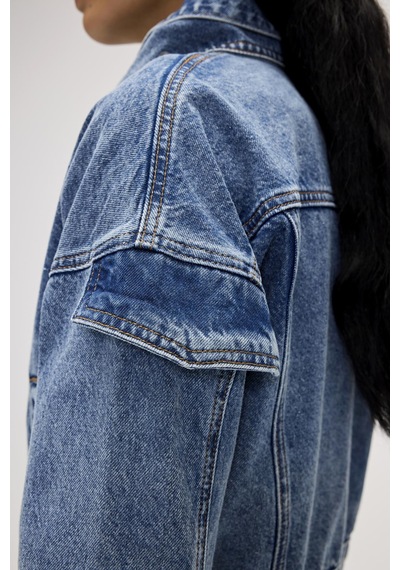 Scarlett Denim Mavi Kadın Ceket-mavi Mavi
